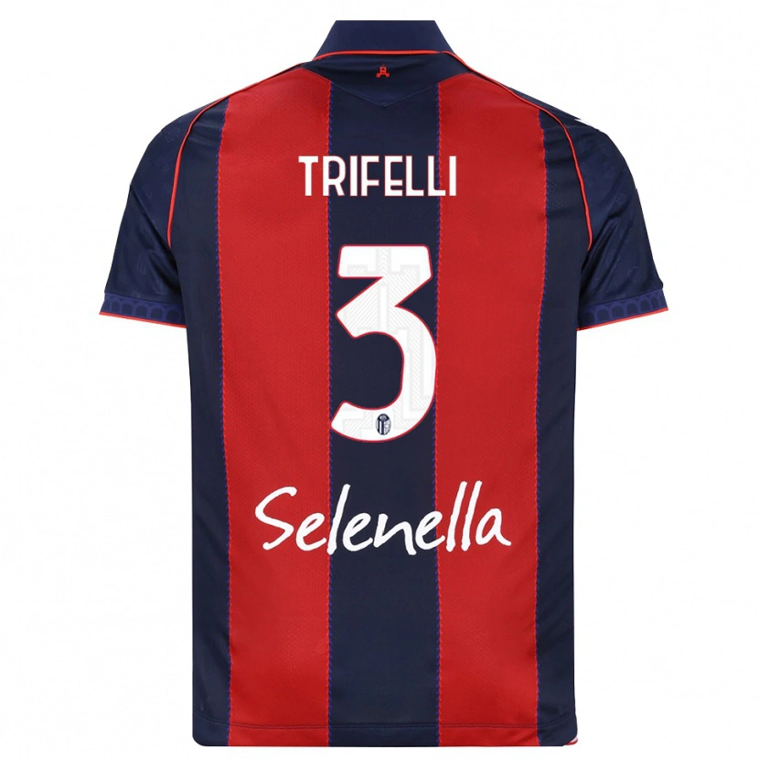 Danxen Herren Edoardo Trifelli #3 Königsblau Rot Weiß Heimtrikot Trikot 2026/27 T-Shirt Schweiz