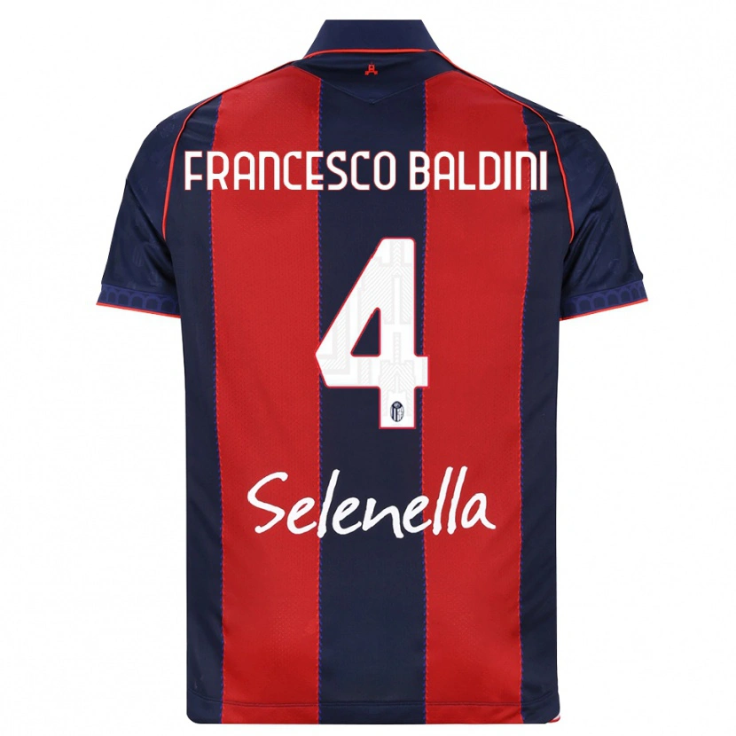 Danxen Herren Giovanni Francesco Baldini #4 Königsblau Rot Weiß Heimtrikot Trikot 2026/27 T-Shirt Schweiz