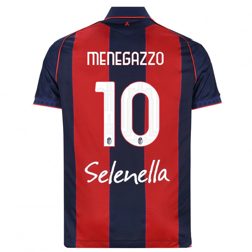 Danxen Herren Lorenzo Menegazzo #10 Königsblau Rot Weiß Heimtrikot Trikot 2026/27 T-Shirt Schweiz