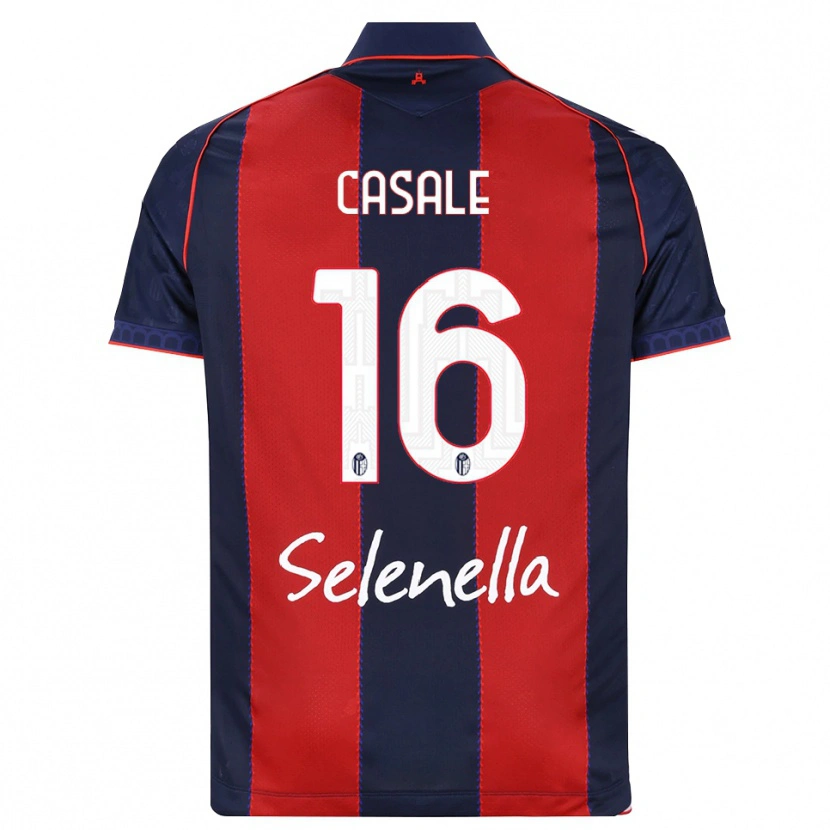 Danxen Herren Nicolò Casale #16 Königsblau Rot Weiß Heimtrikot Trikot 2026/27 T-Shirt Schweiz