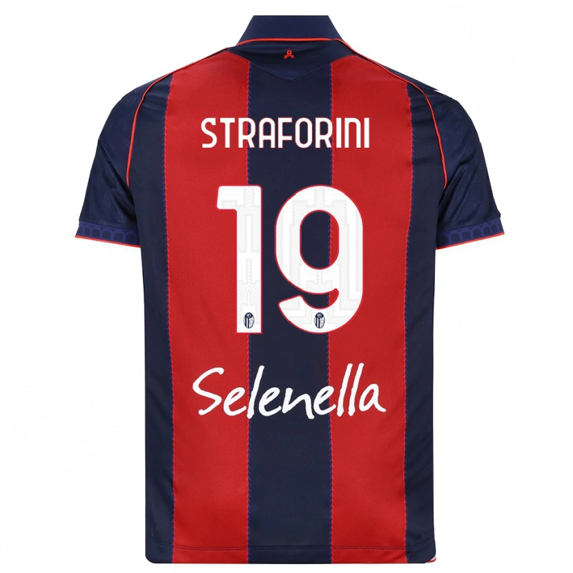 Danxen Herren Rino Straforini #19 Königsblau Rot Weiß Heimtrikot Trikot 2026/27 T-Shirt Schweiz