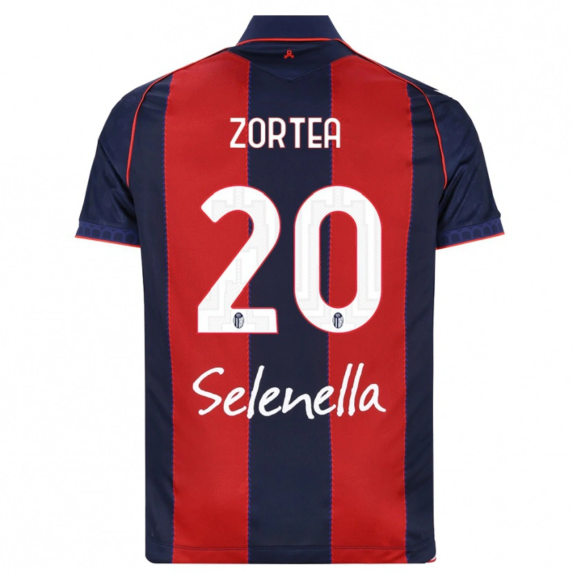 Danxen Herren Nadir Zortea #20 Königsblau Rot Weiß Heimtrikot Trikot 2026/27 T-Shirt Schweiz