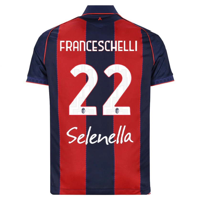 Danxen Herren Matteo Franceschelli #22 Königsblau Rot Weiß Heimtrikot Trikot 2026/27 T-Shirt Schweiz