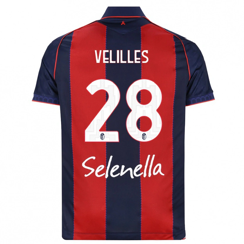 Danxen Herren Aarón Velilles #28 Königsblau Rot Weiß Heimtrikot Trikot 2026/27 T-Shirt Schweiz