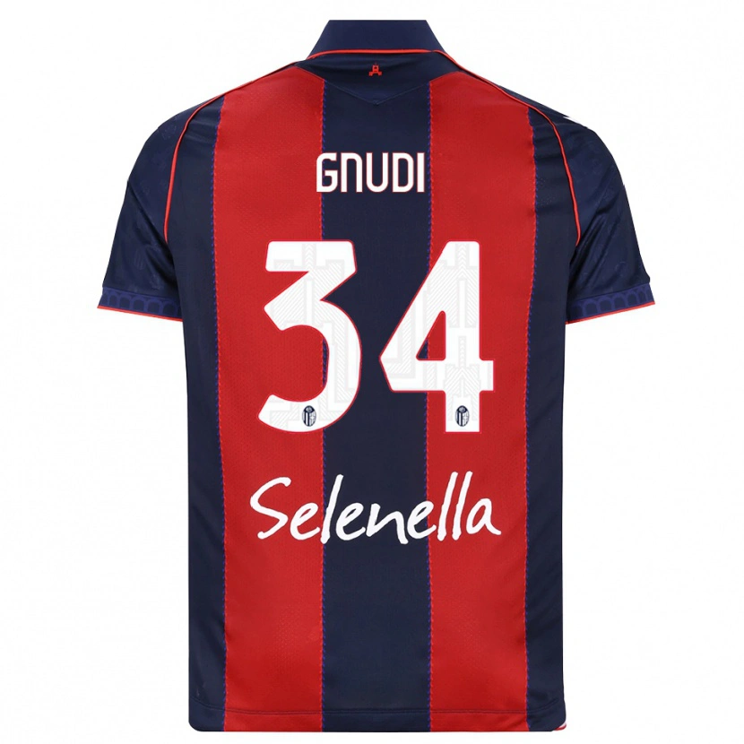 Danxen Herren Riccardo Gnudi #34 Königsblau Rot Weiß Heimtrikot Trikot 2026/27 T-Shirt Schweiz