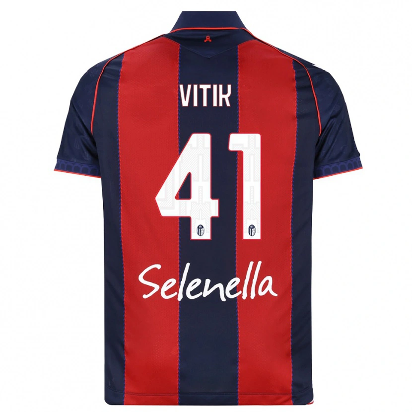Danxen Herren Martin Vitík #41 Königsblau Rot Weiß Heimtrikot Trikot 2026/27 T-Shirt Schweiz