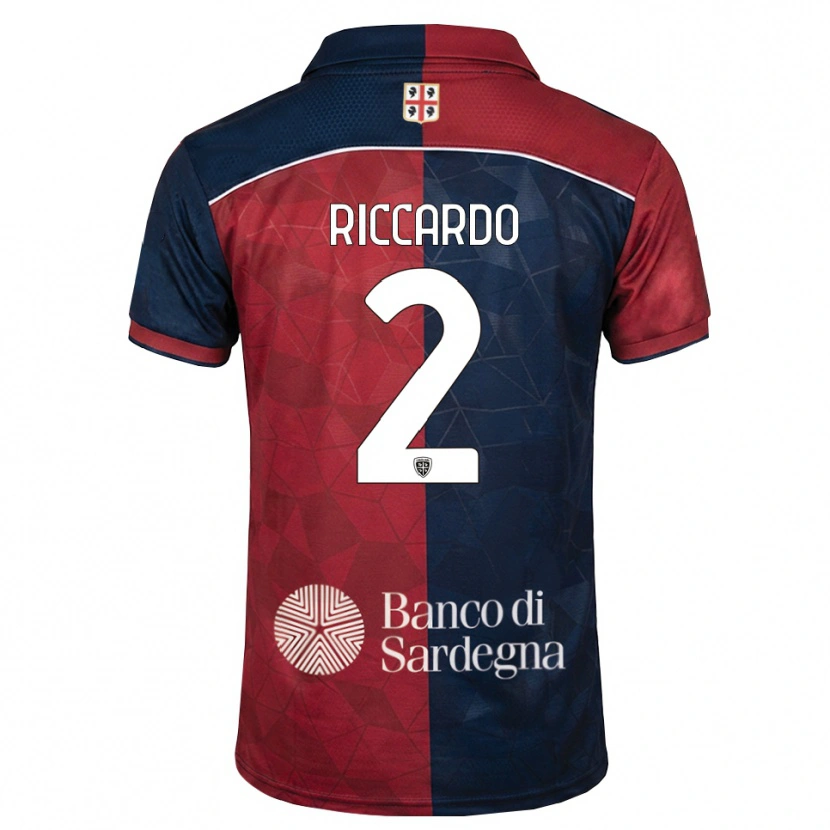 Danxen Herren Riccardo Congiu #2 Burgund Rot Königsblau Heimtrikot Trikot 2026/27 T-Shirt Schweiz