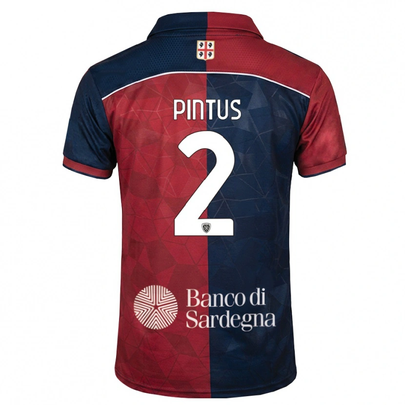 Danxen Herren Nicola Pintus #2 Burgund Rot Königsblau Heimtrikot Trikot 2026/27 T-Shirt Schweiz
