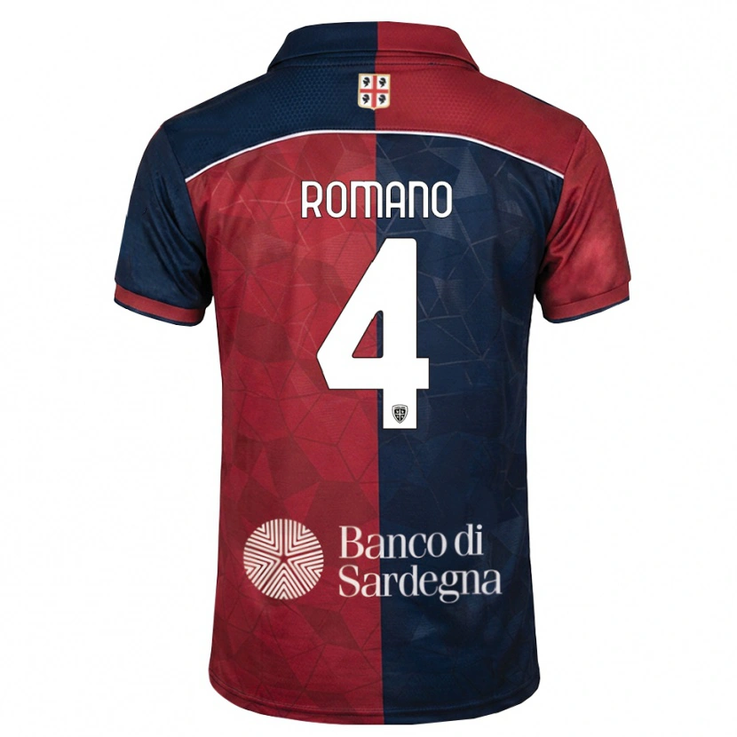 Danxen Herren Alessandro Romano #4 Burgund Rot Königsblau Heimtrikot Trikot 2026/27 T-Shirt Schweiz