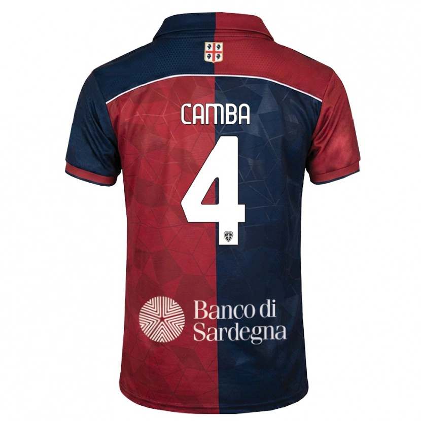 Danxen Herren Daniele Camba #4 Burgund Rot Königsblau Heimtrikot Trikot 2026/27 T-Shirt Schweiz