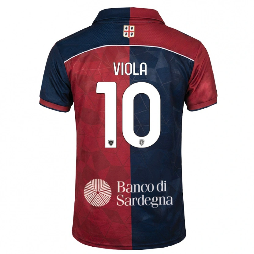 Danxen Herren Nicolas Viola #10 Burgund Rot Königsblau Heimtrikot Trikot 2026/27 T-Shirt Schweiz