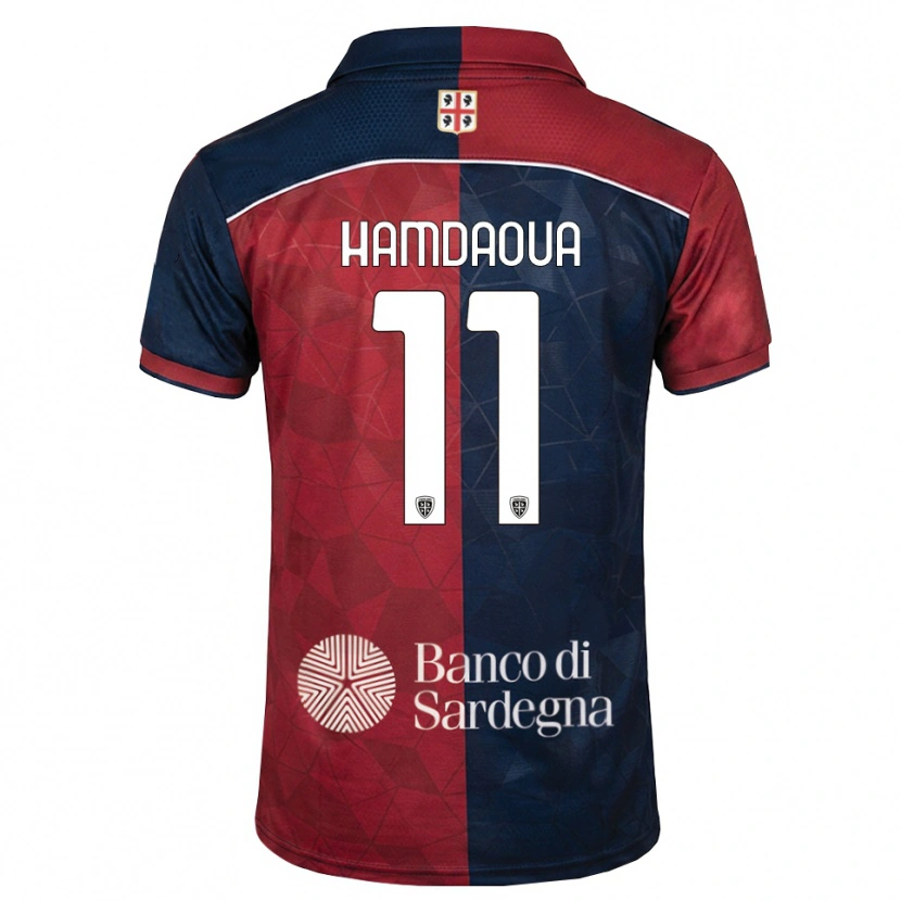 Danxen Herren Noham Hamdaoua #11 Burgund Rot Königsblau Heimtrikot Trikot 2026/27 T-Shirt Schweiz