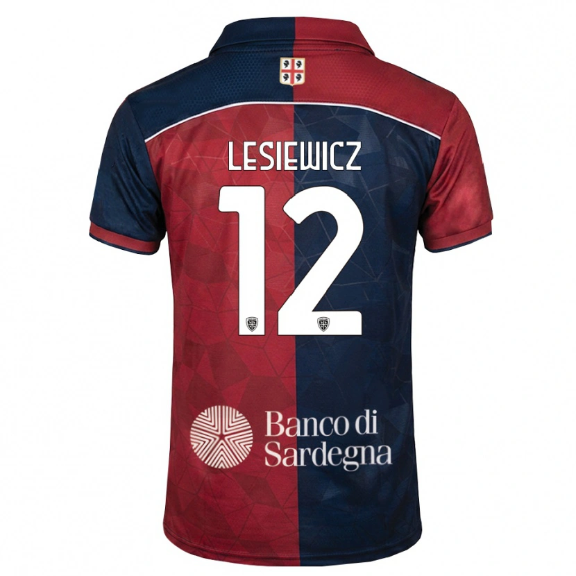 Danxen Herren Mateusz Lesiewicz #12 Burgund Rot Königsblau Heimtrikot Trikot 2026/27 T-Shirt Schweiz
