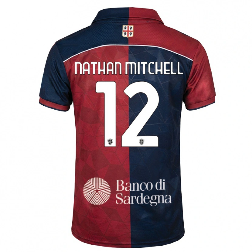 Danxen Herren Anton Nathan Mitchell #12 Burgund Rot Königsblau Heimtrikot Trikot 2026/27 T-Shirt Schweiz
