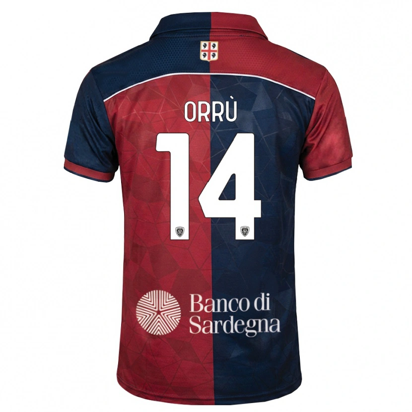 Danxen Herren Gabriele Orrù #14 Burgund Rot Königsblau Heimtrikot Trikot 2026/27 T-Shirt Schweiz