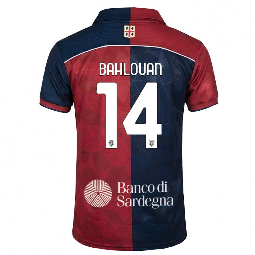 Danxen Herren Amine Bahlouan #14 Burgund Rot Königsblau Heimtrikot Trikot 2026/27 T-Shirt Schweiz