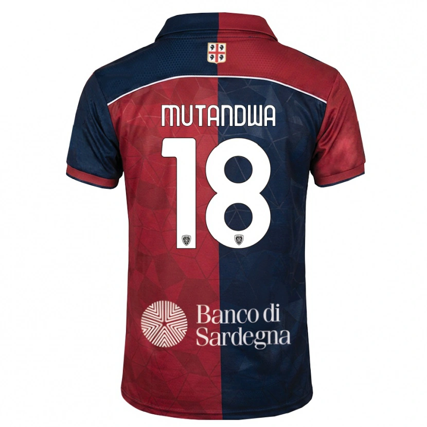 Danxen Herren Kingstone Mutandwa #18 Burgund Rot Königsblau Heimtrikot Trikot 2026/27 T-Shirt Schweiz
