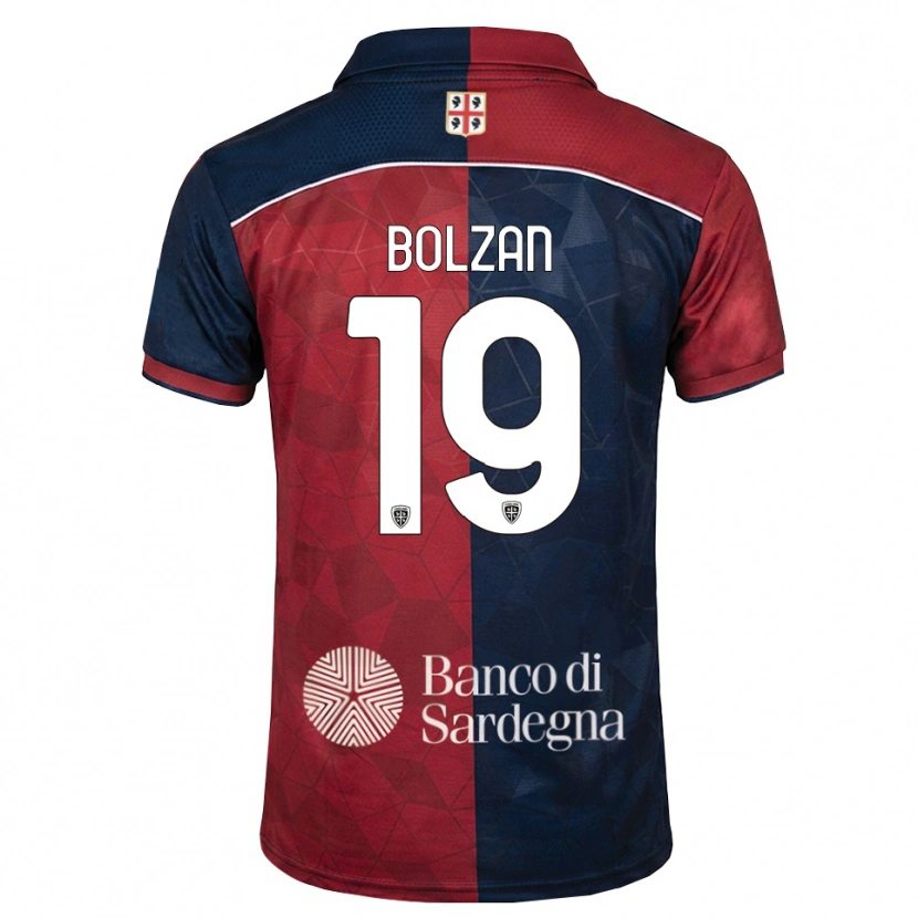 Danxen Herren Alessandro Bolzan #19 Burgund Rot Königsblau Heimtrikot Trikot 2026/27 T-Shirt Schweiz