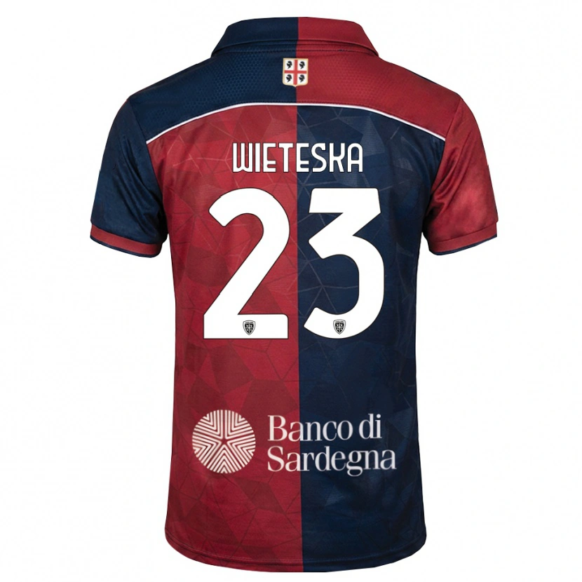 Danxen Herren Mateusz Wieteska #23 Burgund Rot Königsblau Heimtrikot Trikot 2026/27 T-Shirt Schweiz