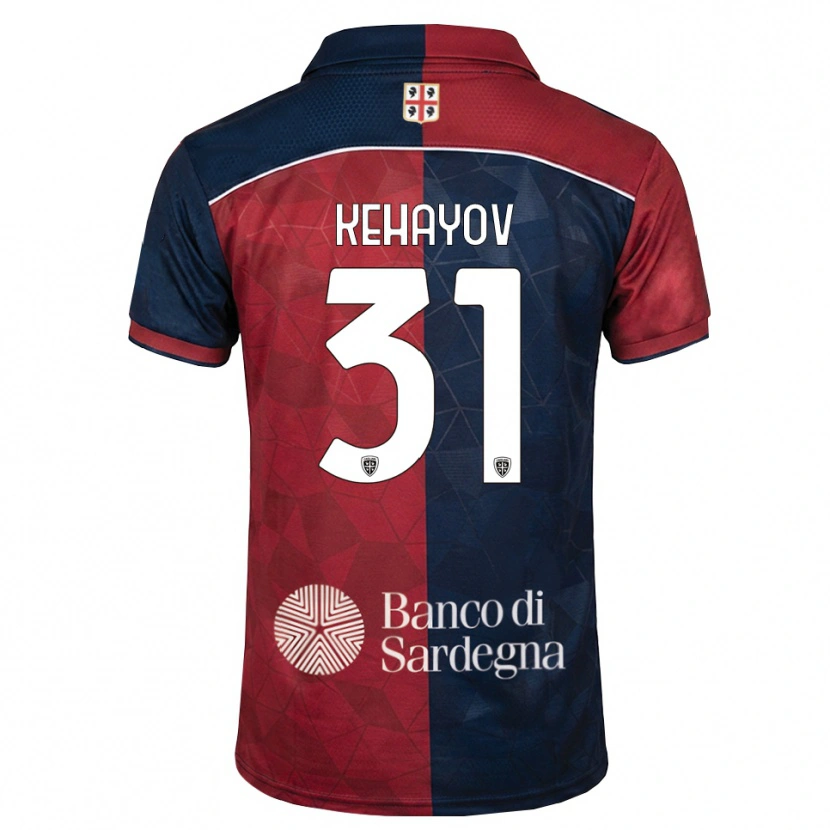 Danxen Herren Atanas Kehayov #31 Burgund Rot Königsblau Heimtrikot Trikot 2026/27 T-Shirt Schweiz