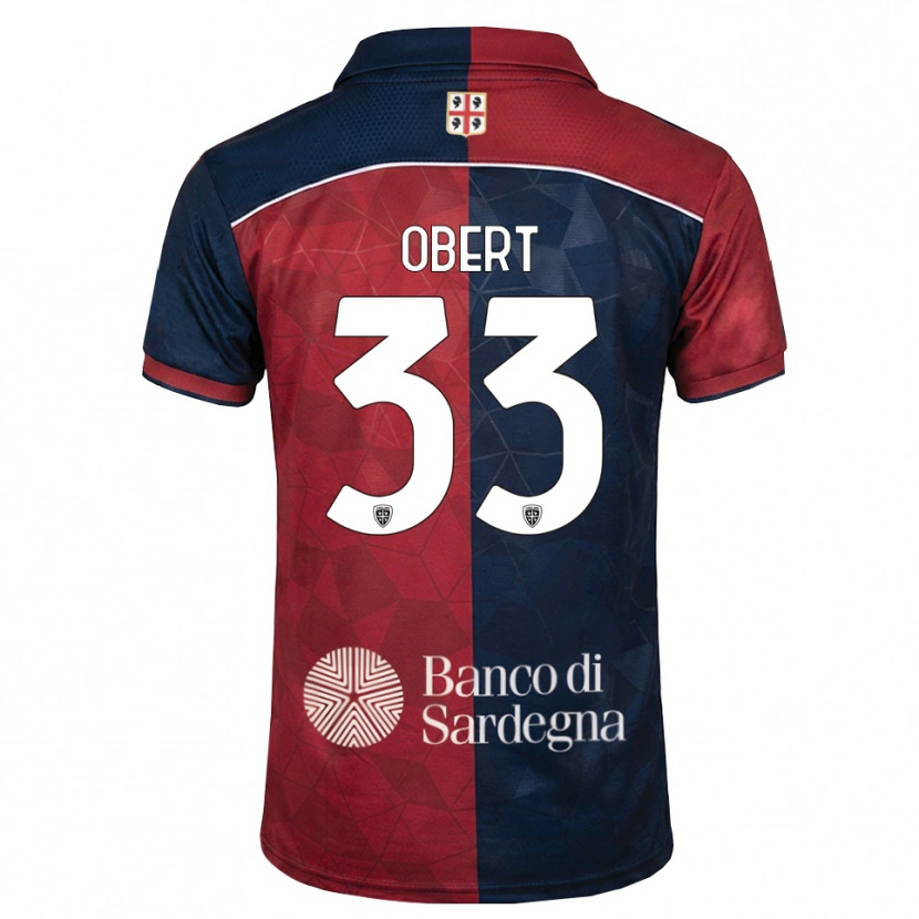Danxen Herren Adam Obert #33 Burgund Rot Königsblau Heimtrikot Trikot 2026/27 T-Shirt Schweiz