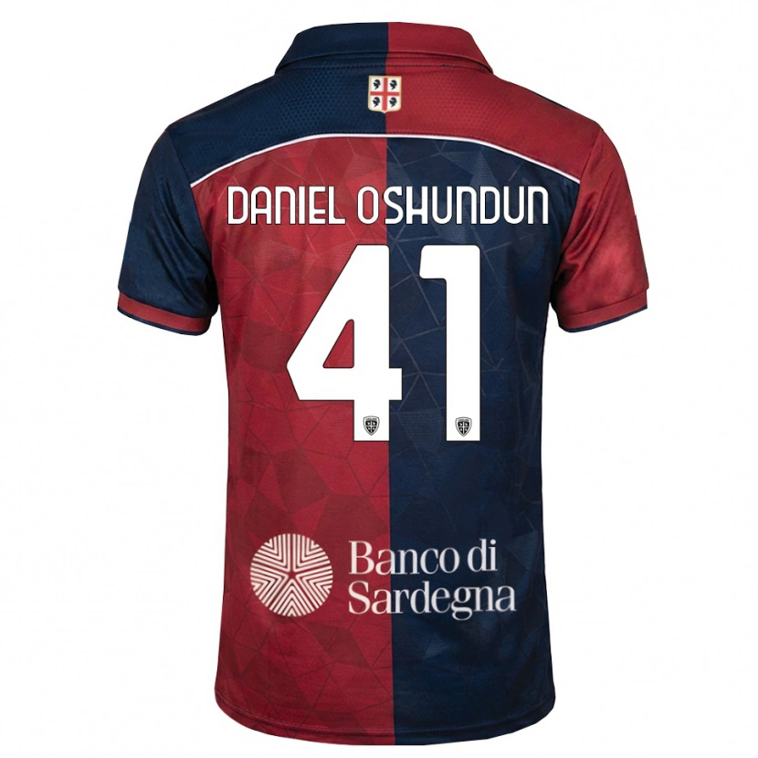 Danxen Herren Olasunkanmi Daniel Oshundun #41 Burgund Rot Königsblau Heimtrikot Trikot 2026/27 T-Shirt Schweiz