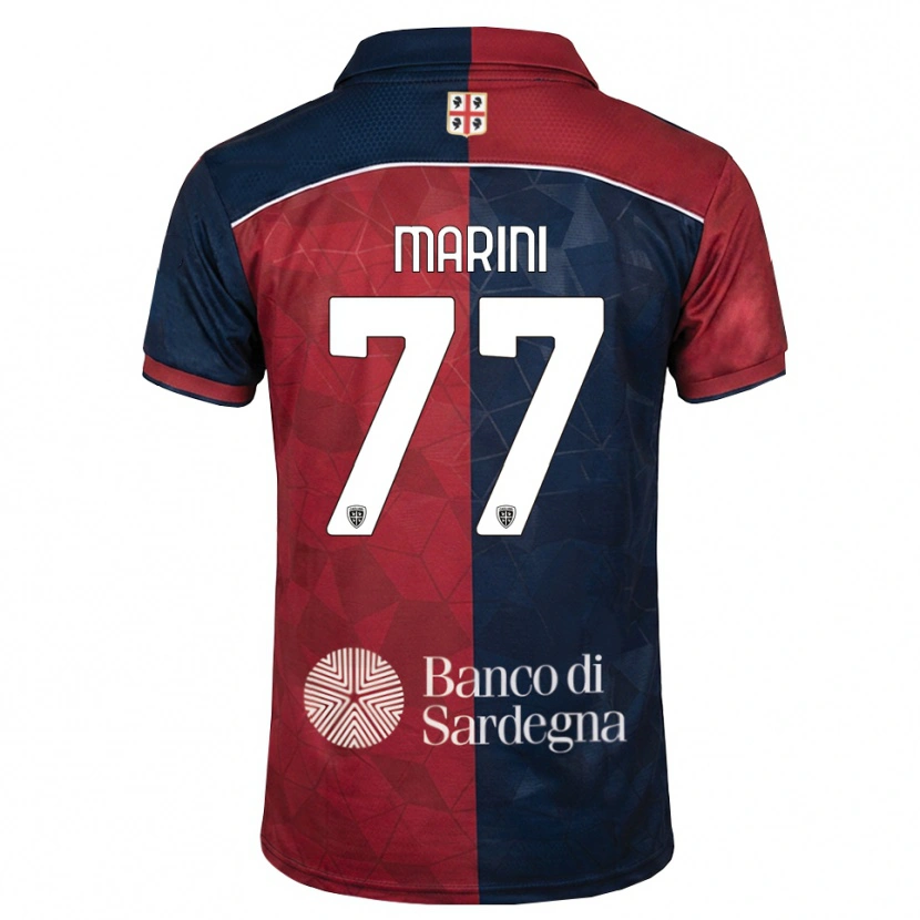 Danxen Herren Matteo Marini #77 Burgund Rot Königsblau Heimtrikot Trikot 2026/27 T-Shirt Schweiz