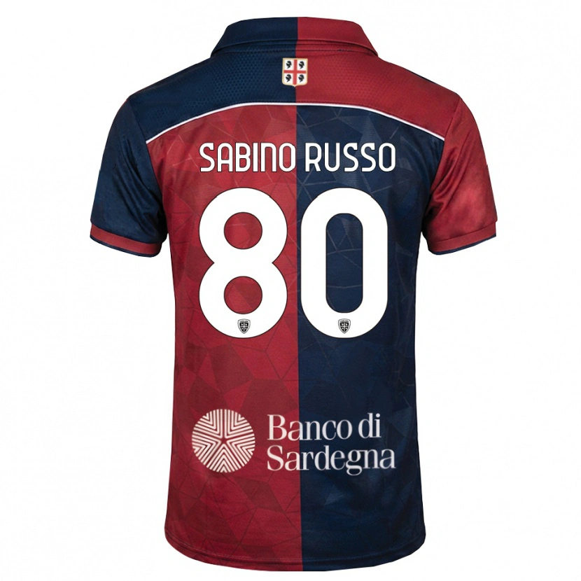Danxen Herren Alessandro Sabino Russo #80 Burgund Rot Königsblau Heimtrikot Trikot 2026/27 T-Shirt Schweiz