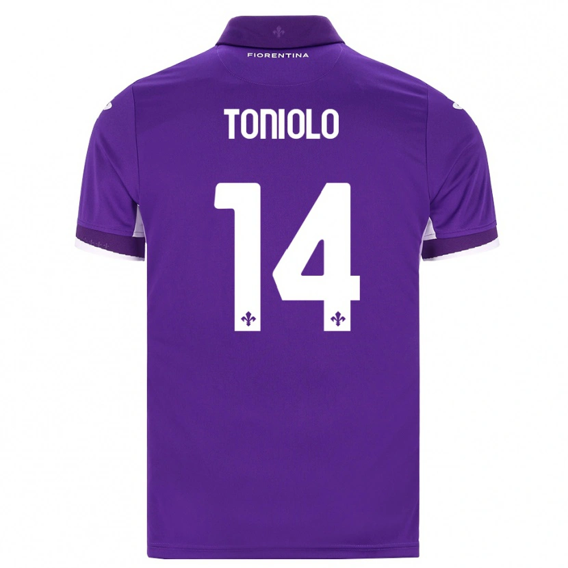 Danxen Herren Martina Toniolo #14 Lila Weiß Pink Heimtrikot Trikot 2026/27 T-Shirt Schweiz