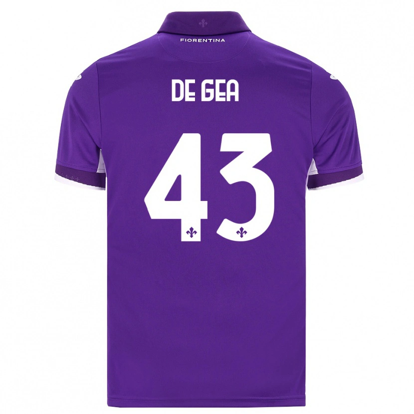 Danxen Herren David De Gea #43 Lila Weiß Pink Heimtrikot Trikot 2026/27 T-Shirt Schweiz