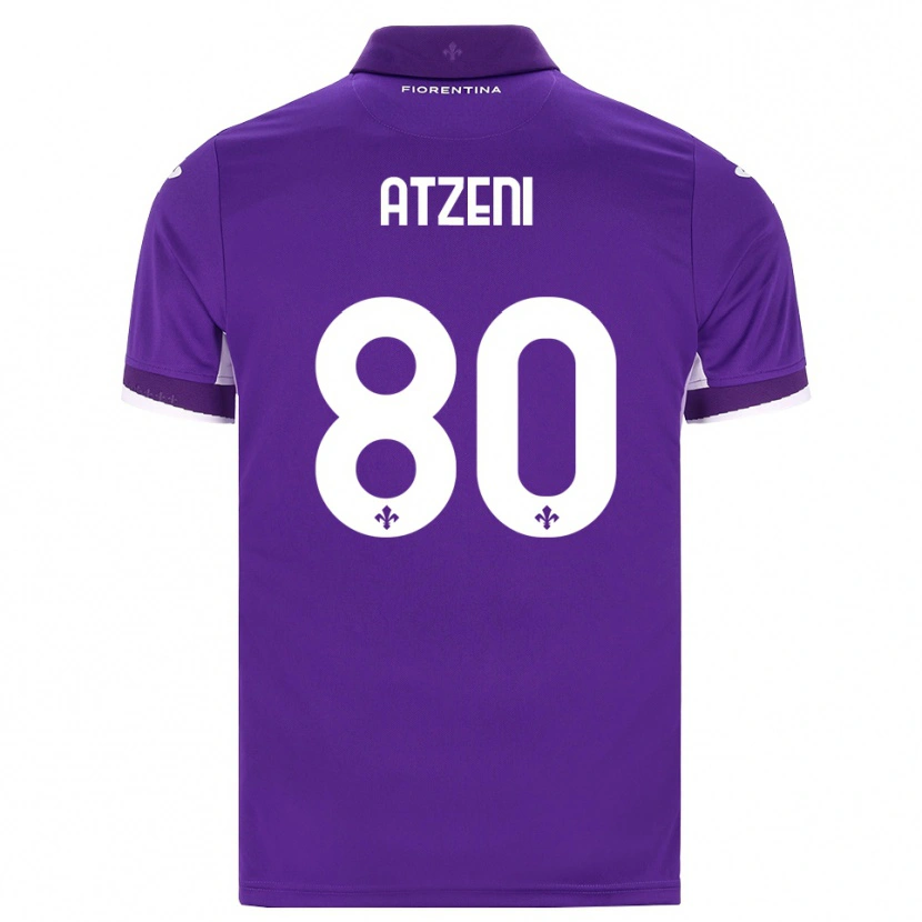 Danxen Herren Davide Atzeni #80 Lila Weiß Pink Heimtrikot Trikot 2026/27 T-Shirt Schweiz