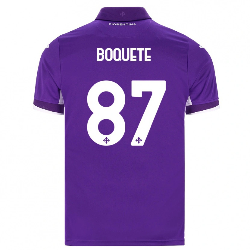 Danxen Herren Veronica Boquete #87 Lila Weiß Pink Heimtrikot Trikot 2026/27 T-Shirt Schweiz