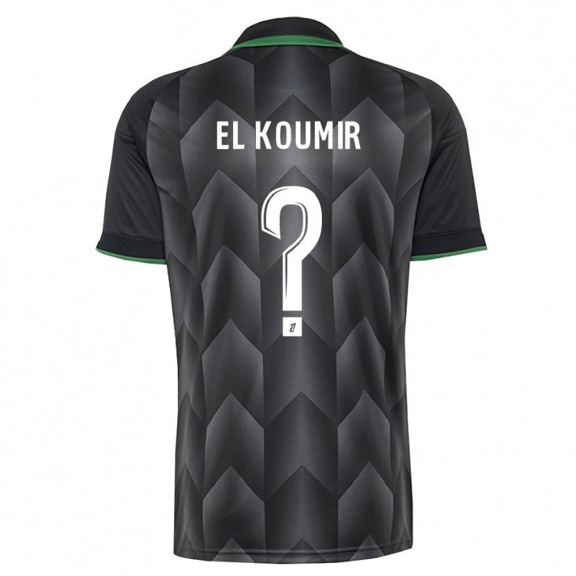 Danxen Herren Kaïna El Koumir #0 Schwarzgrün Auswärtstrikot Trikot 2026/27 T-Shirt Schweiz