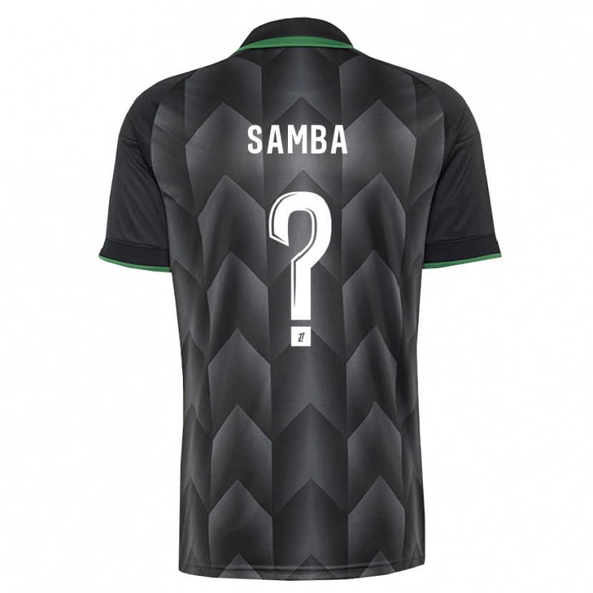 Danxen Herren Emmanuel Samba #0 Schwarzgrün Auswärtstrikot Trikot 2026/27 T-Shirt Schweiz