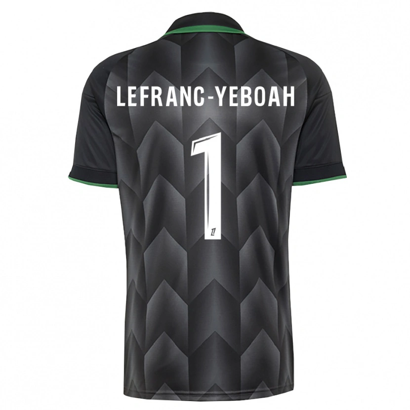 Danxen Herren Daïvy Lefranc-Yeboah #1 Schwarzgrün Auswärtstrikot Trikot 2026/27 T-Shirt Schweiz