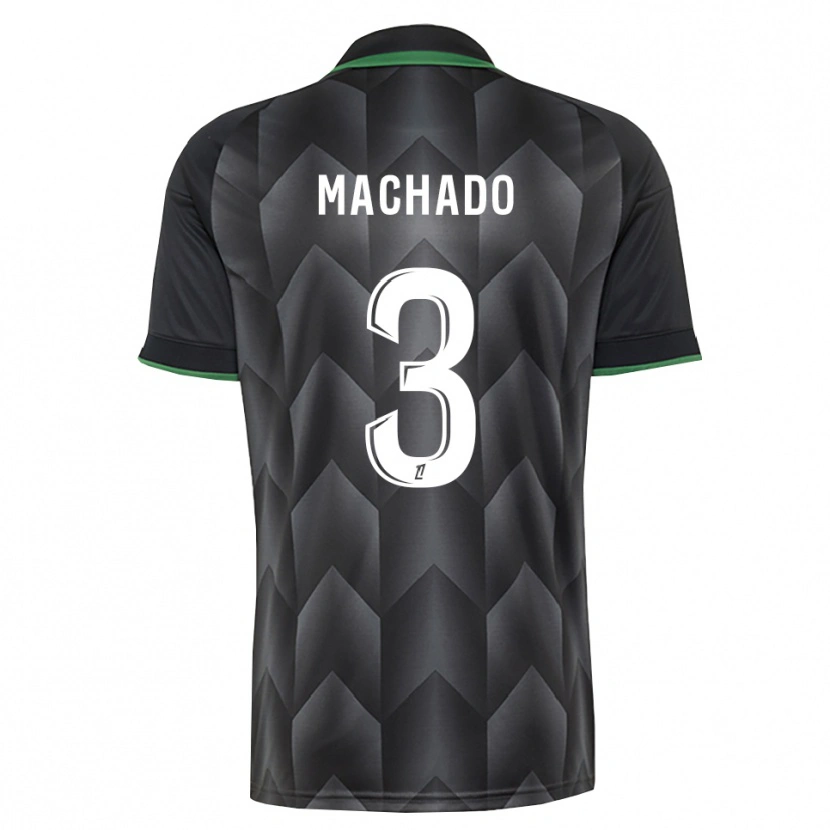 Danxen Herren Deiver Machado #3 Schwarzgrün Auswärtstrikot Trikot 2026/27 T-Shirt Schweiz