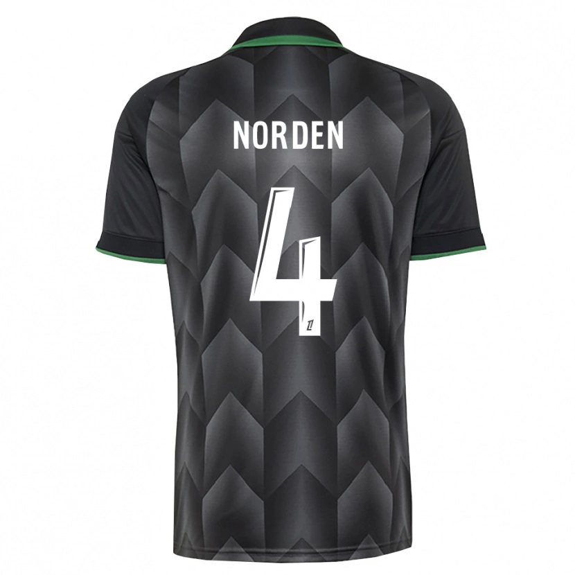 Danxen Herren Doreen Norden #4 Schwarzgrün Auswärtstrikot Trikot 2026/27 T-Shirt Schweiz