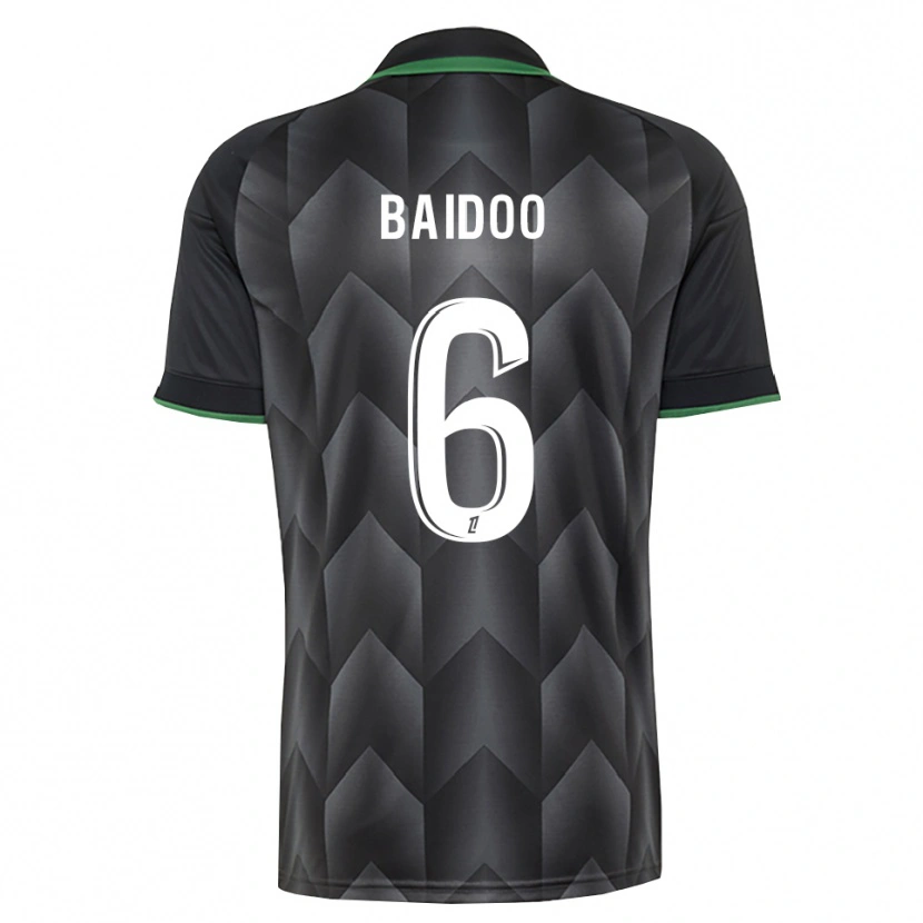 Danxen Herren Samson Baidoo #6 Schwarzgrün Auswärtstrikot Trikot 2026/27 T-Shirt Schweiz
