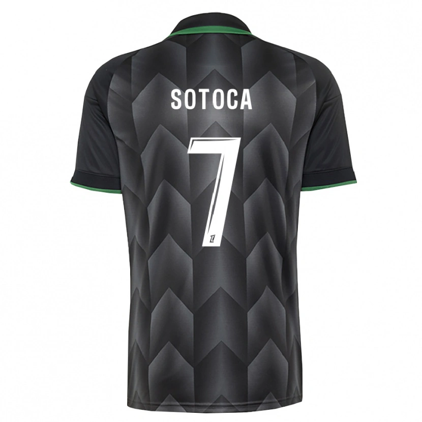 Danxen Herren Florian Sotoca #7 Schwarzgrün Auswärtstrikot Trikot 2026/27 T-Shirt Schweiz