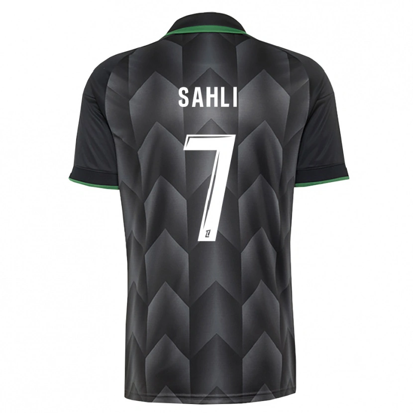 Danxen Herren Wael Sahli #7 Schwarzgrün Auswärtstrikot Trikot 2026/27 T-Shirt Schweiz