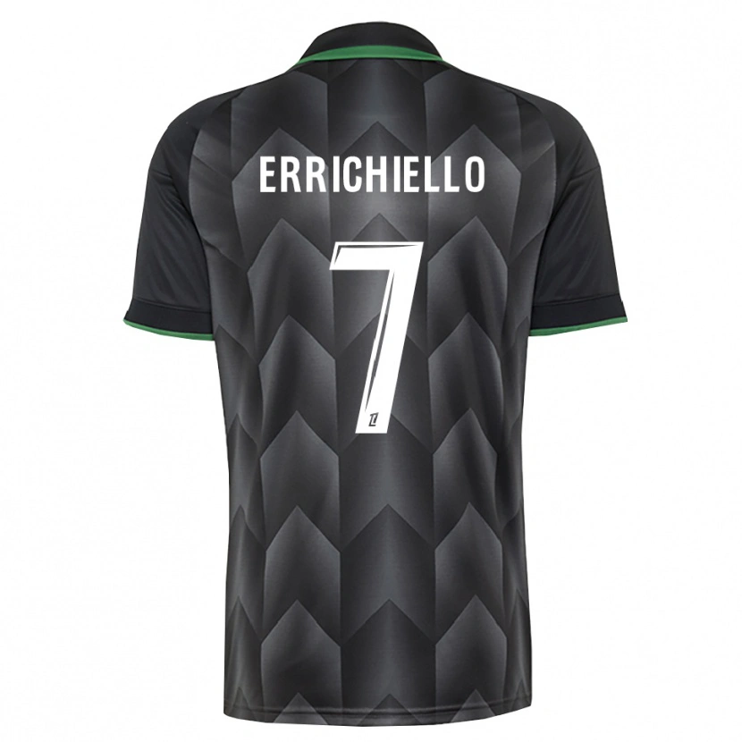 Danxen Herren Giovan Errichiello #7 Schwarzgrün Auswärtstrikot Trikot 2026/27 T-Shirt Schweiz