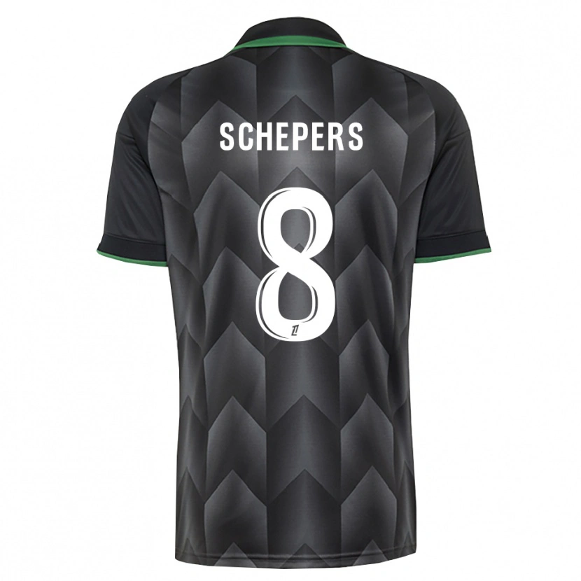 Danxen Herren Marie Schepers #8 Schwarzgrün Auswärtstrikot Trikot 2026/27 T-Shirt Schweiz