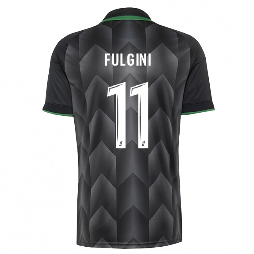 Danxen Herren Angelo Fulgini #11 Schwarzgrün Auswärtstrikot Trikot 2026/27 T-Shirt Schweiz