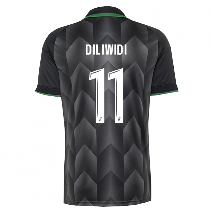 Danxen Herren Kembo Diliwidi #11 Schwarzgrün Auswärtstrikot Trikot 2026/27 T-Shirt Schweiz