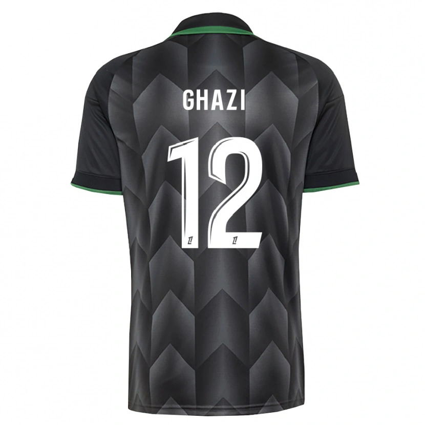 Danxen Herren Ali Ghazi #12 Schwarzgrün Auswärtstrikot Trikot 2026/27 T-Shirt Schweiz