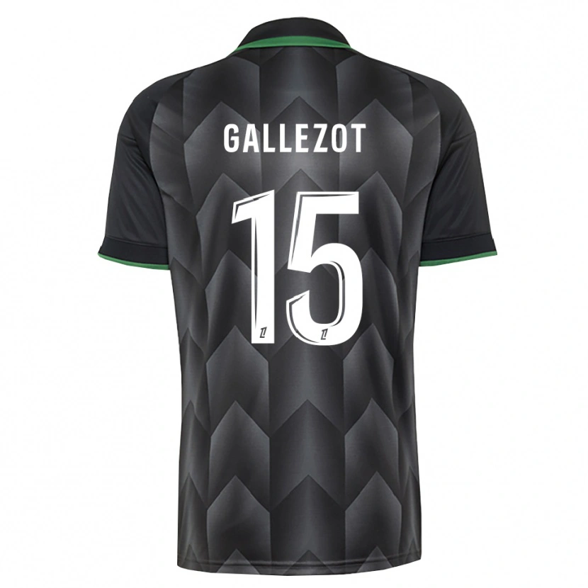 Danxen Herren Tim Gallezot #15 Schwarzgrün Auswärtstrikot Trikot 2026/27 T-Shirt Schweiz