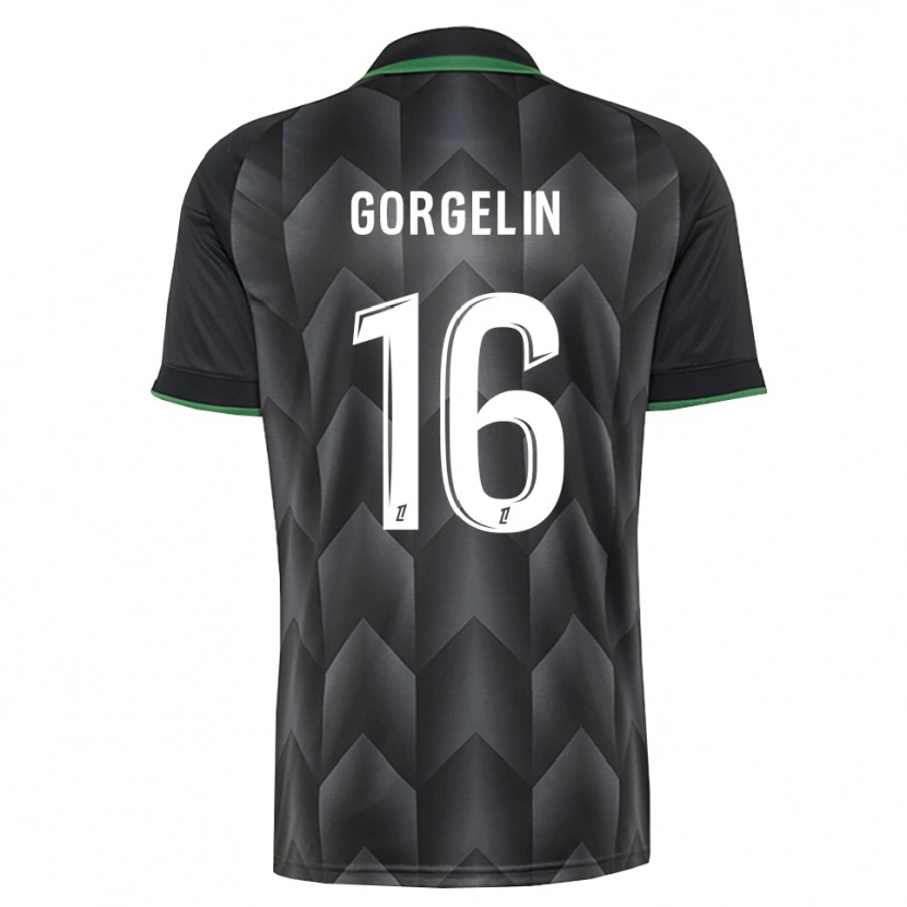 Danxen Herren Mathieu Gorgelin #16 Schwarzgrün Auswärtstrikot Trikot 2026/27 T-Shirt Schweiz