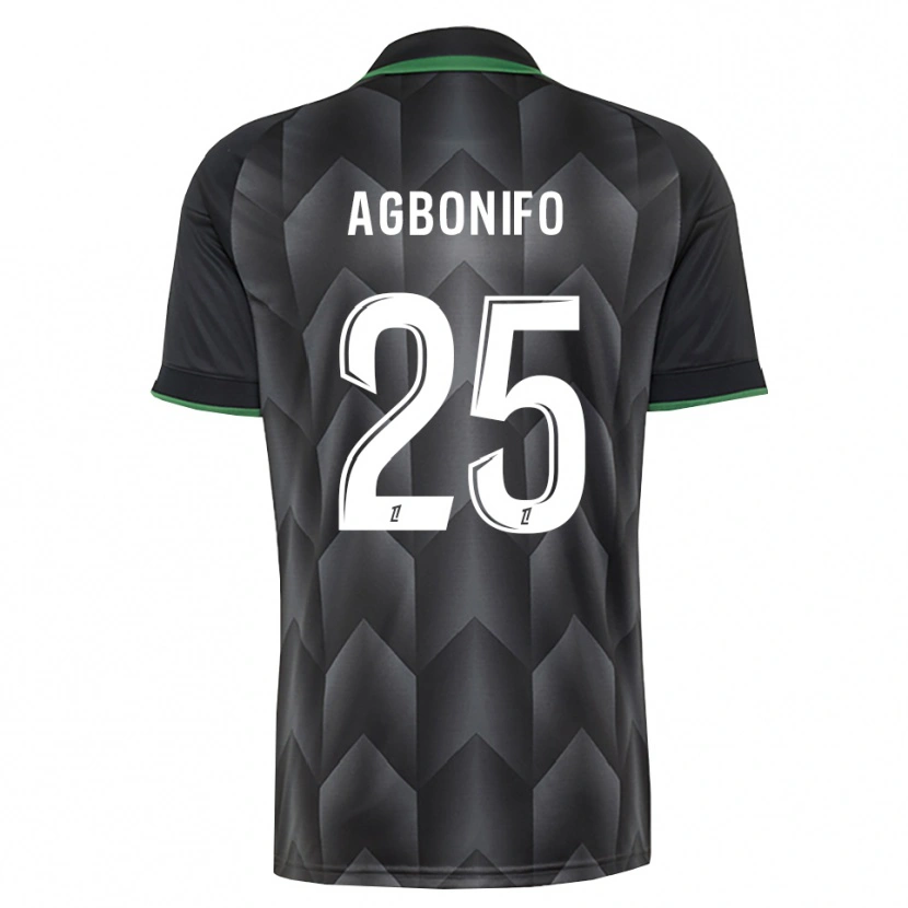 Danxen Herren Jeremy Agbonifo #25 Schwarzgrün Auswärtstrikot Trikot 2026/27 T-Shirt Schweiz