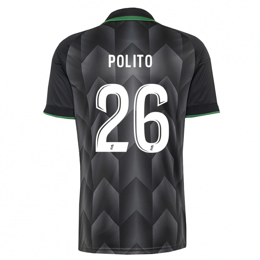 Danxen Herren Carla Polito #26 Schwarzgrün Auswärtstrikot Trikot 2026/27 T-Shirt Schweiz