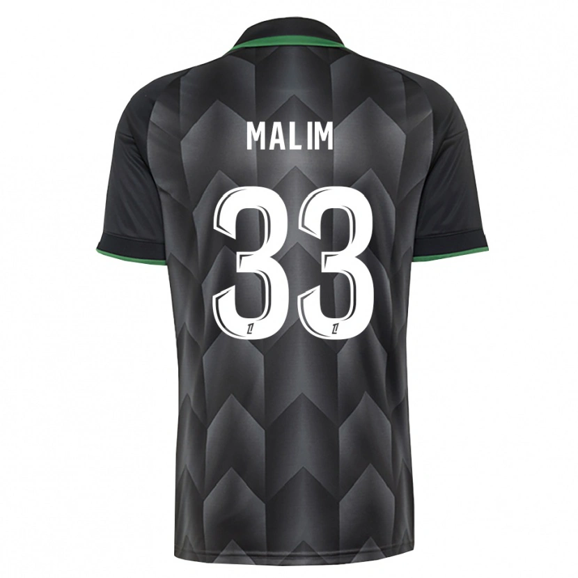 Danxen Herren Yasmina Malim #33 Schwarzgrün Auswärtstrikot Trikot 2026/27 T-Shirt Schweiz